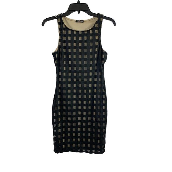 Fashion Nova Dresses & Skirts - Fashion Nova Women's Tan & Black Dress